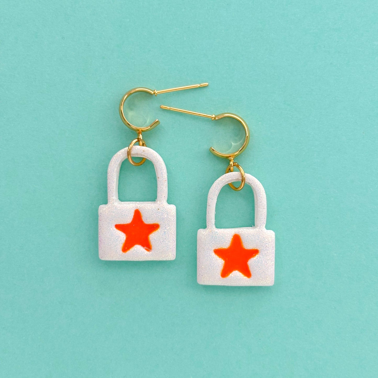 Star Lock Dangles - Choose Color