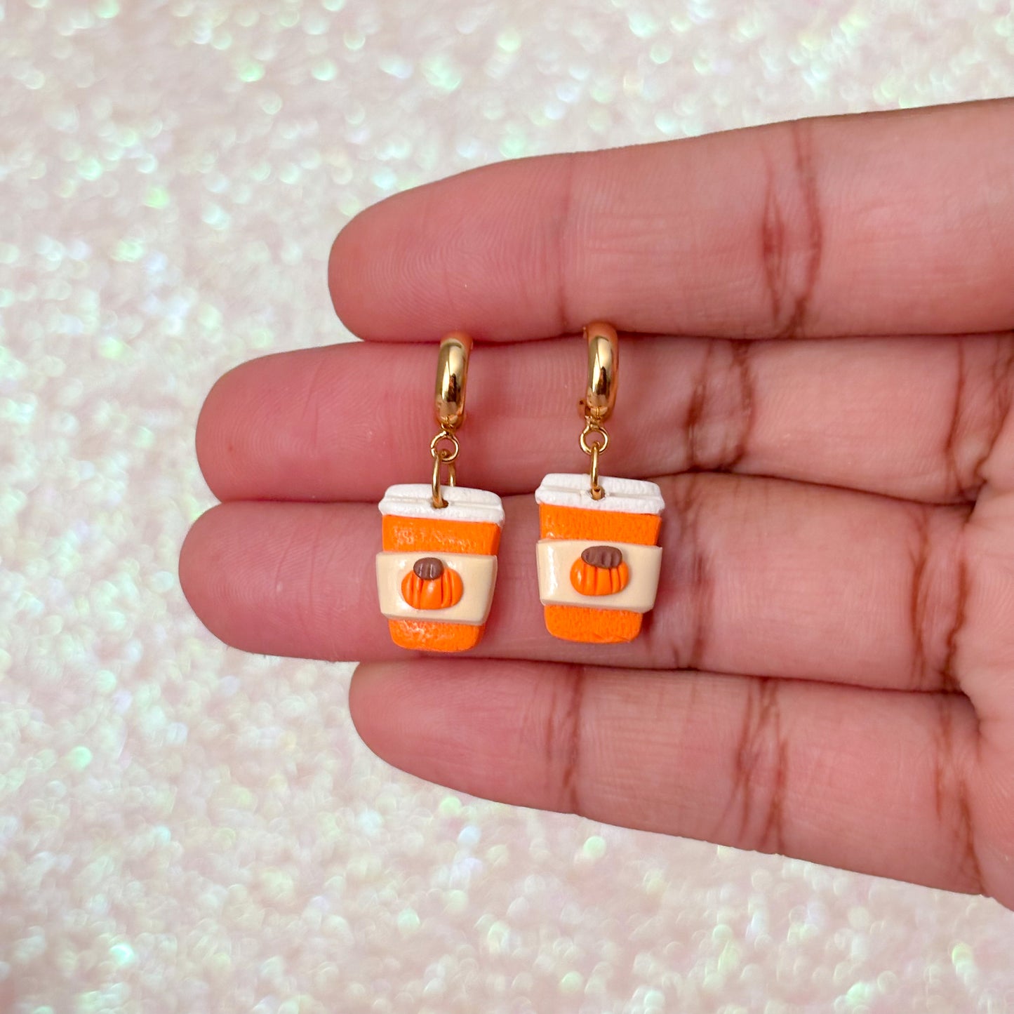 Pumpkin Spice Huggie Set