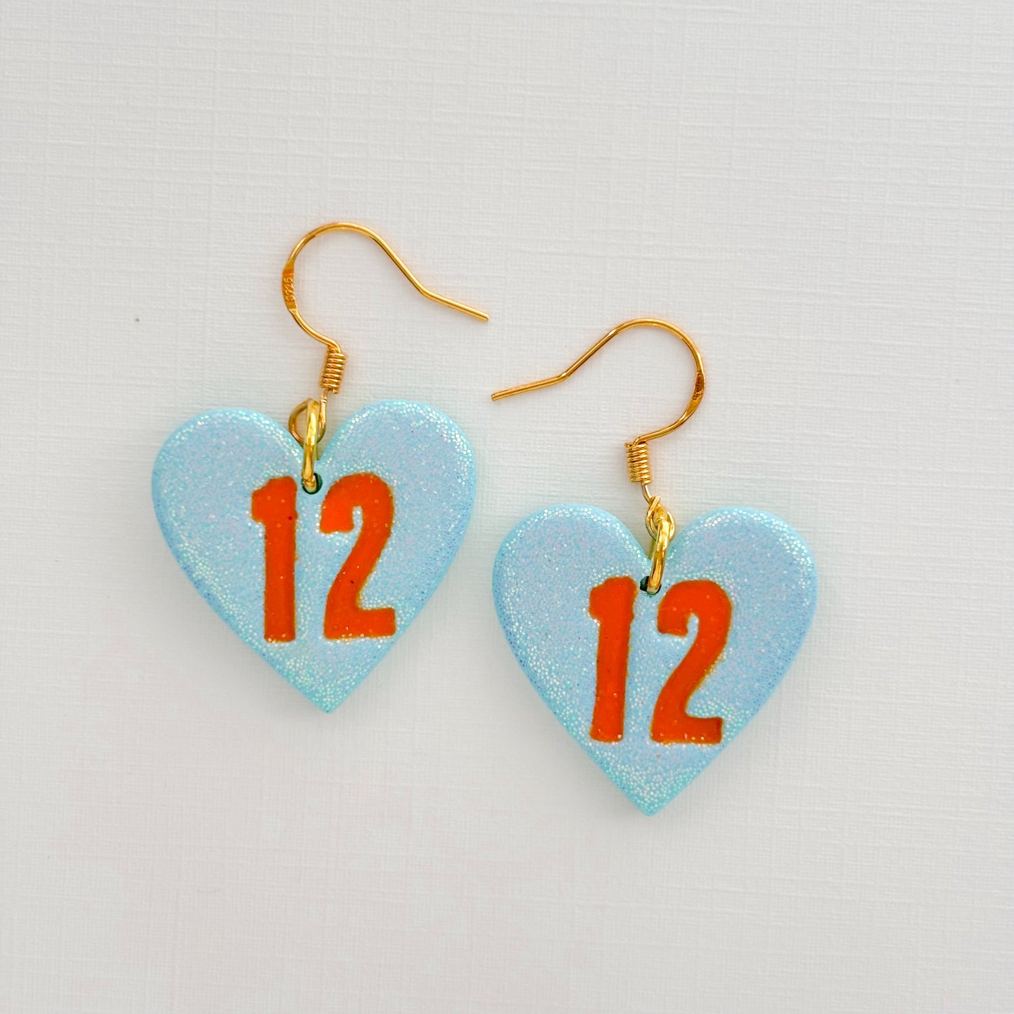 12 Heart Dangles - Choose Color