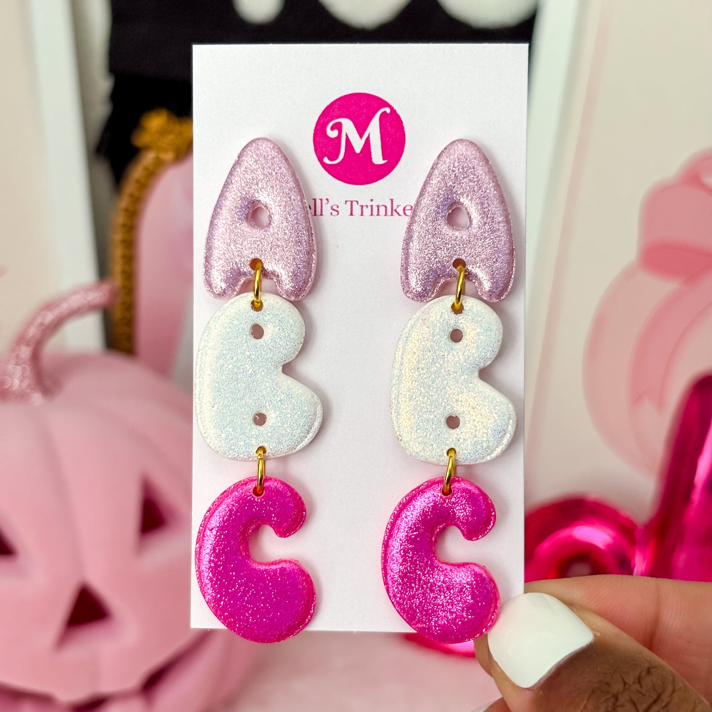 Boo-Ween ABC Dangles - Choose Color