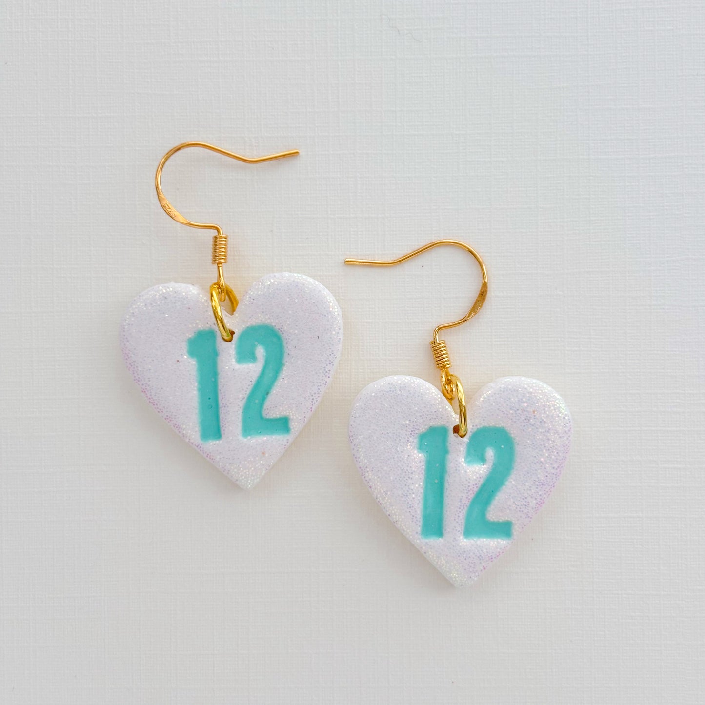 12 Heart Dangles - Choose Color