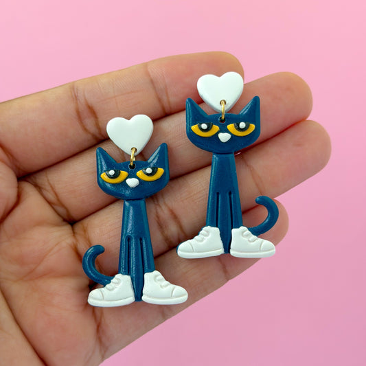 Storybook Cool Cat Dangles - Choose Shoe Color