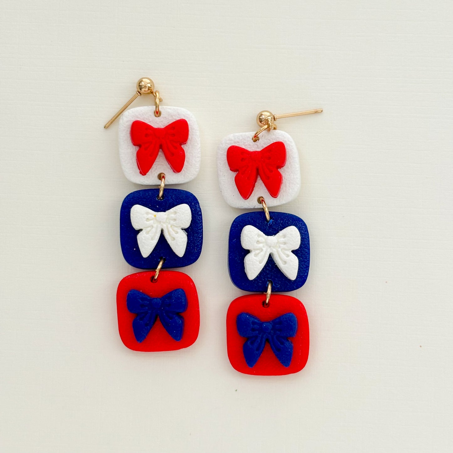 Game Day Triple Bow Dangles - Choose Team