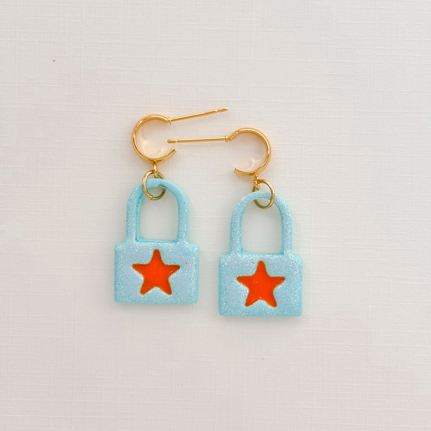 Star Lock Dangles - Choose Color
