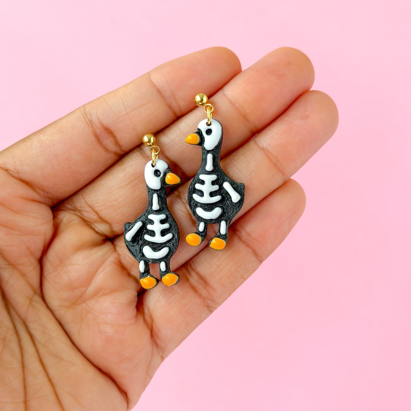 Goose Skelly Dangles