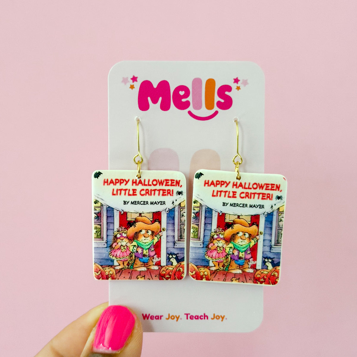 Storybook Cover Earrings - LC 526721