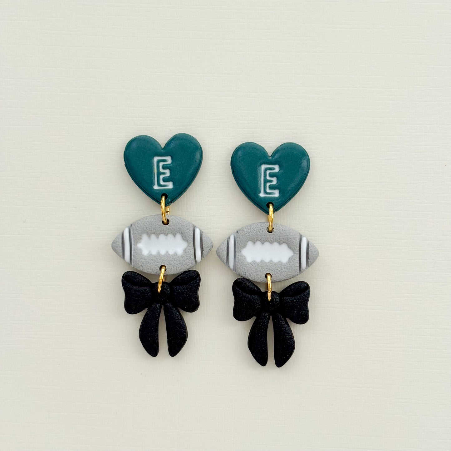 Ultimate Game Day Triple Football Dangles - Choose Team Color