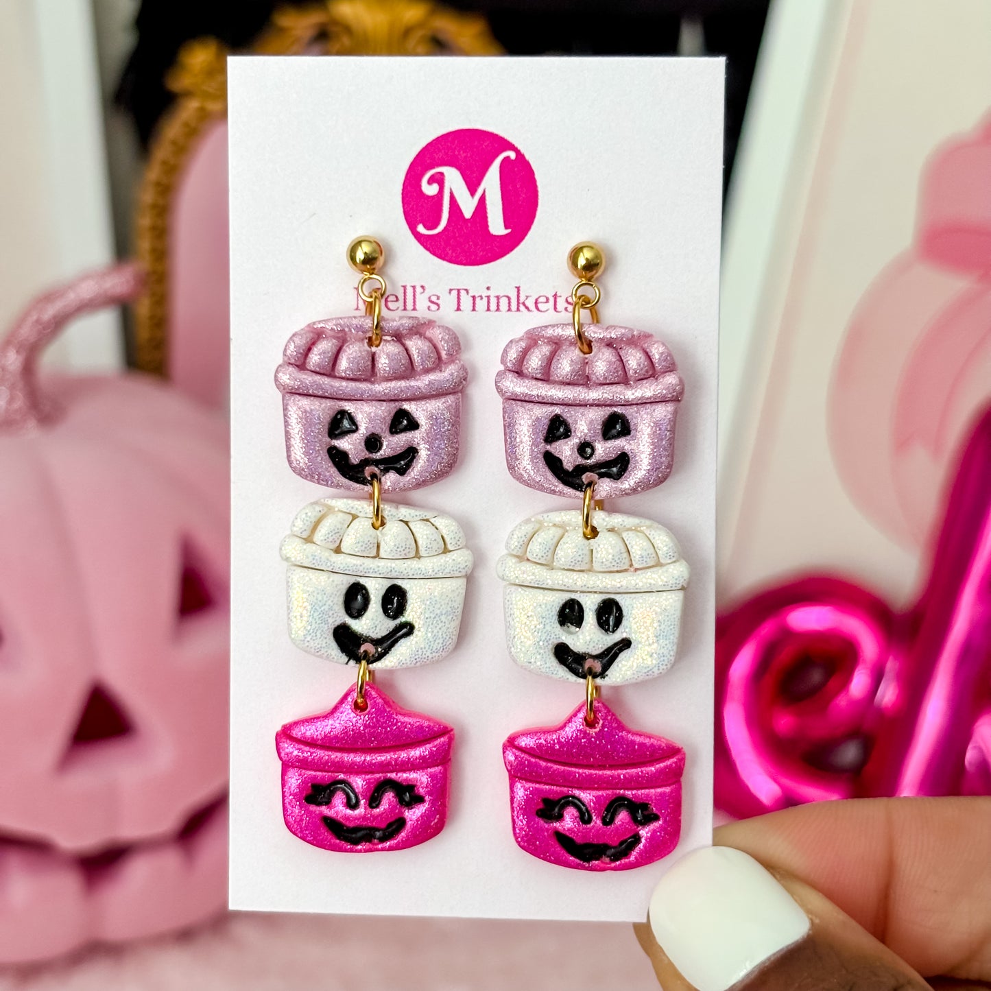 Boo-ween Bucket Dangles - Choose Color