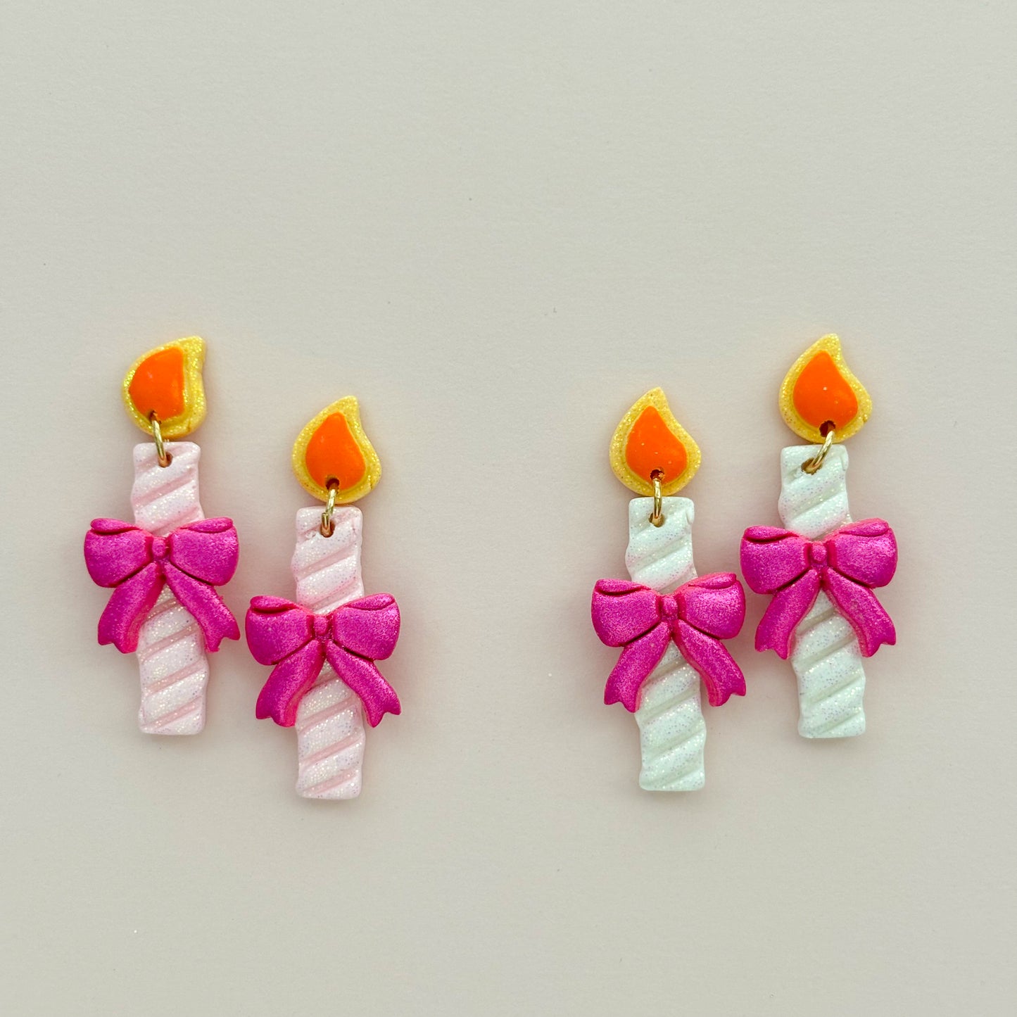 Birthday Dangle Earrings - Choose Color