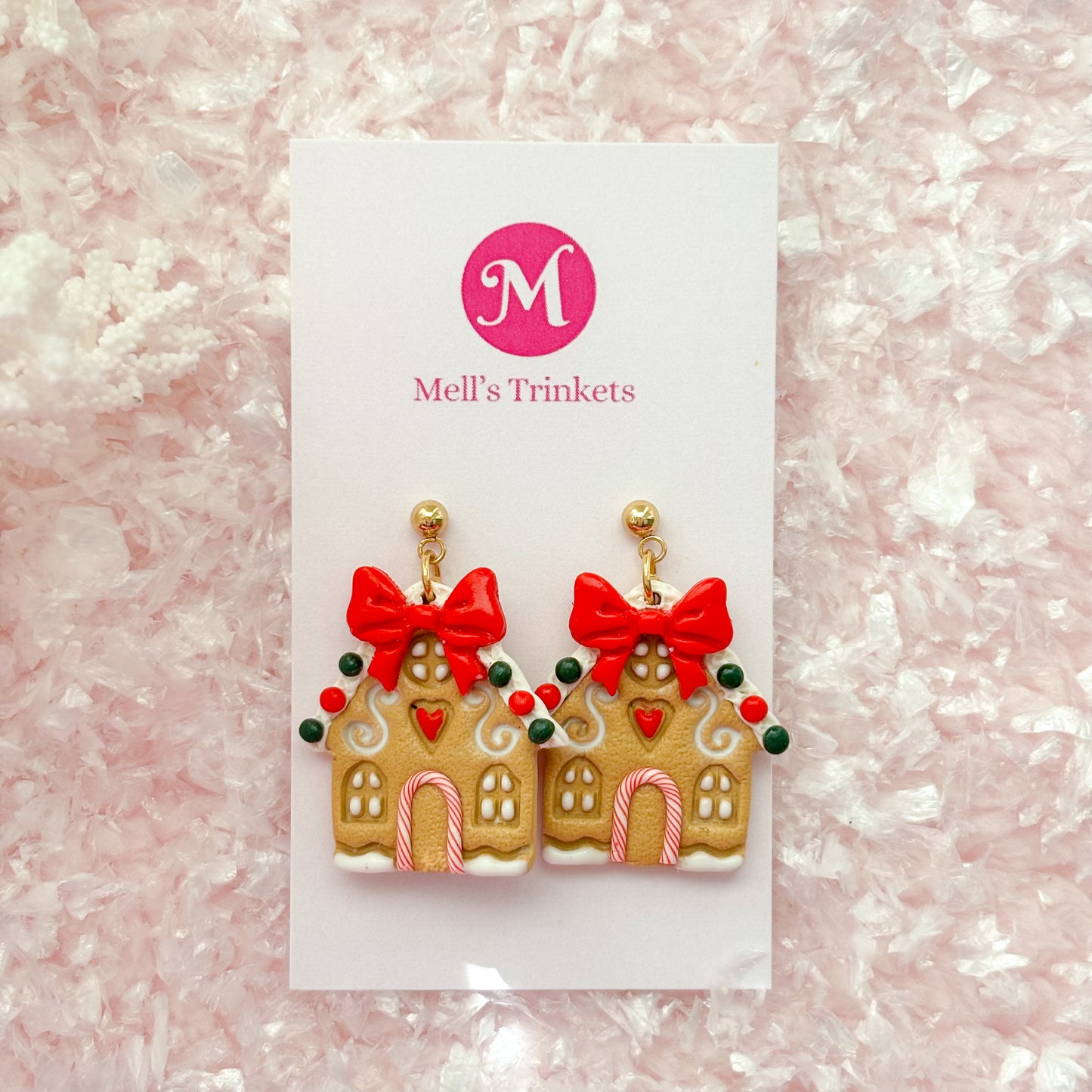 Gingerbread House Dangles - Very Merry Bow-mas