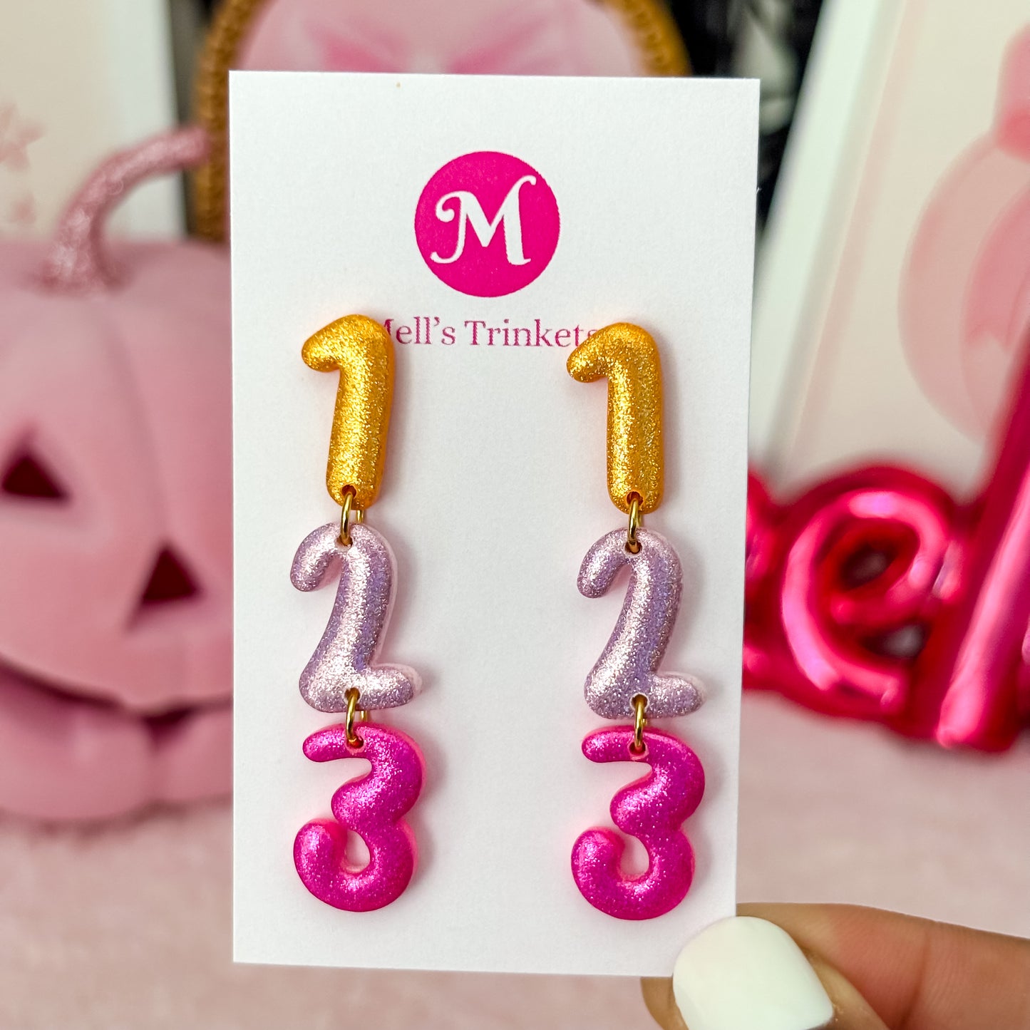 123 It's Booween Dangles - Choose Color
