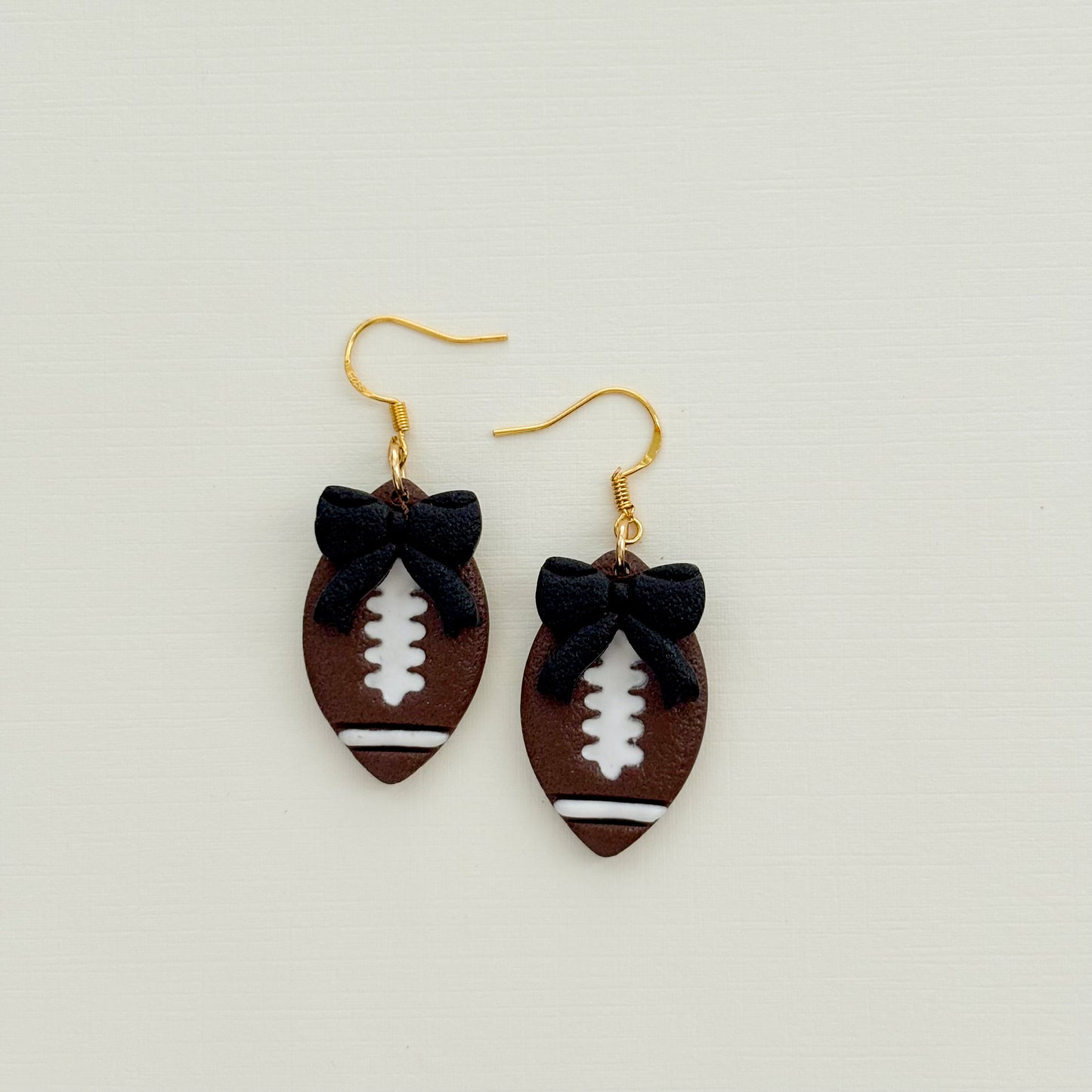 Gameday Football Bow Dangles - Choose Team Color