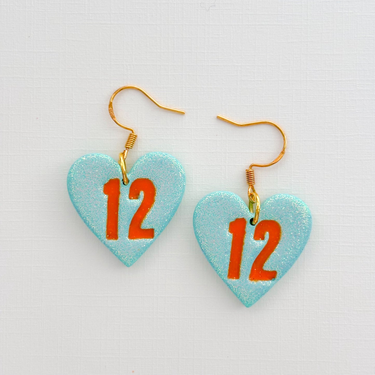 12 Heart Dangles - Choose Color