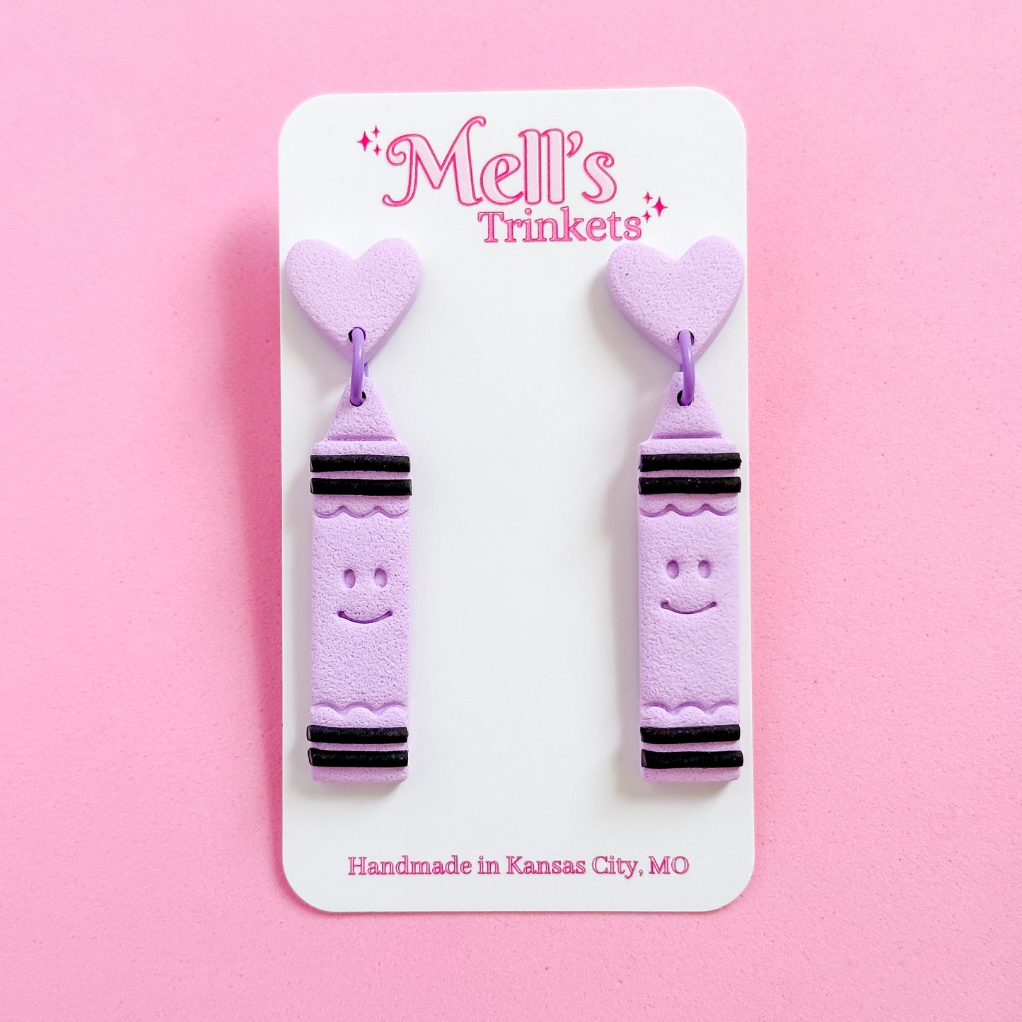 Go Cray Cray Dangles- Purple
