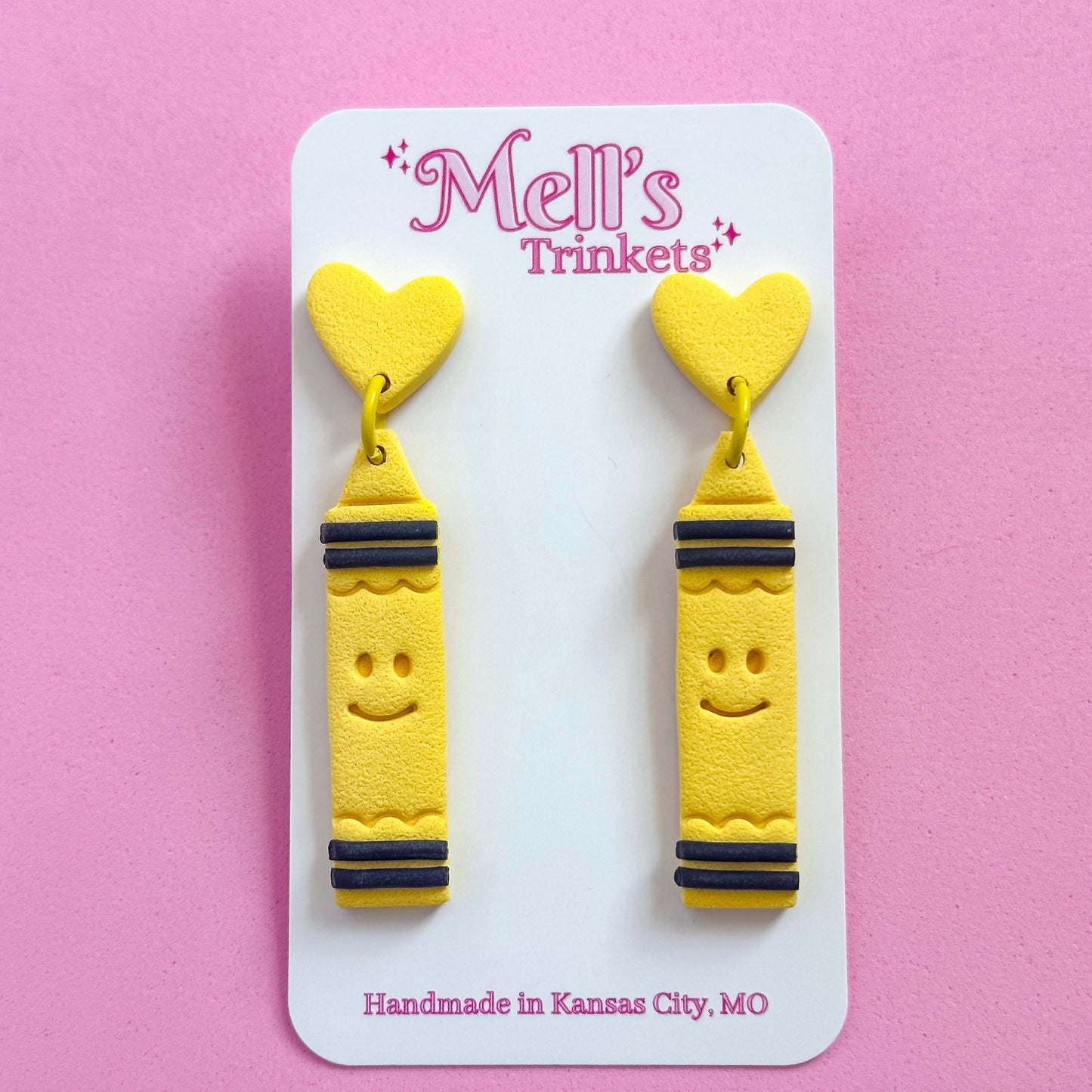 Go Cray Cray Dangles - Yellow