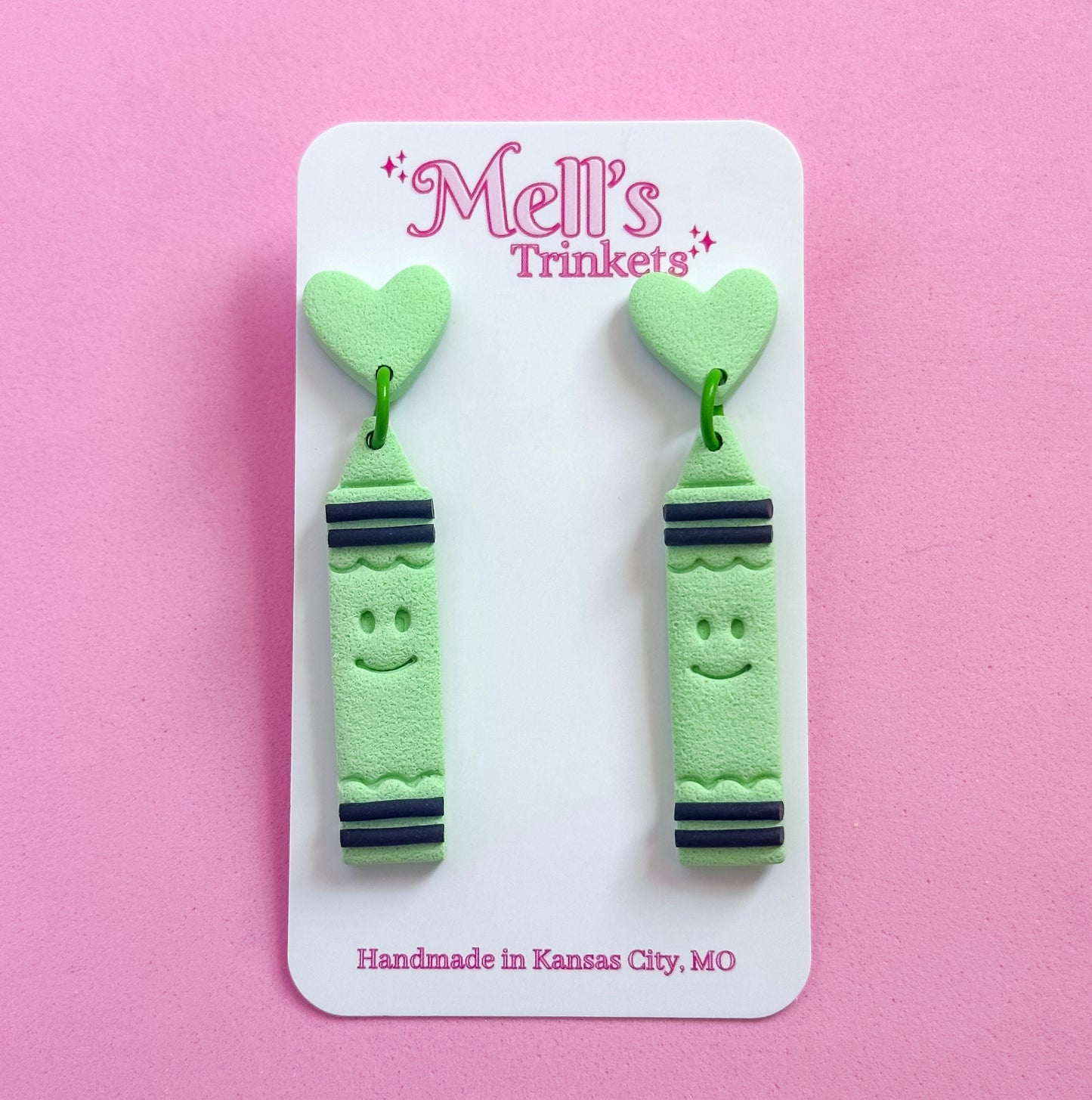 Go Cray Cray Dangles - Green