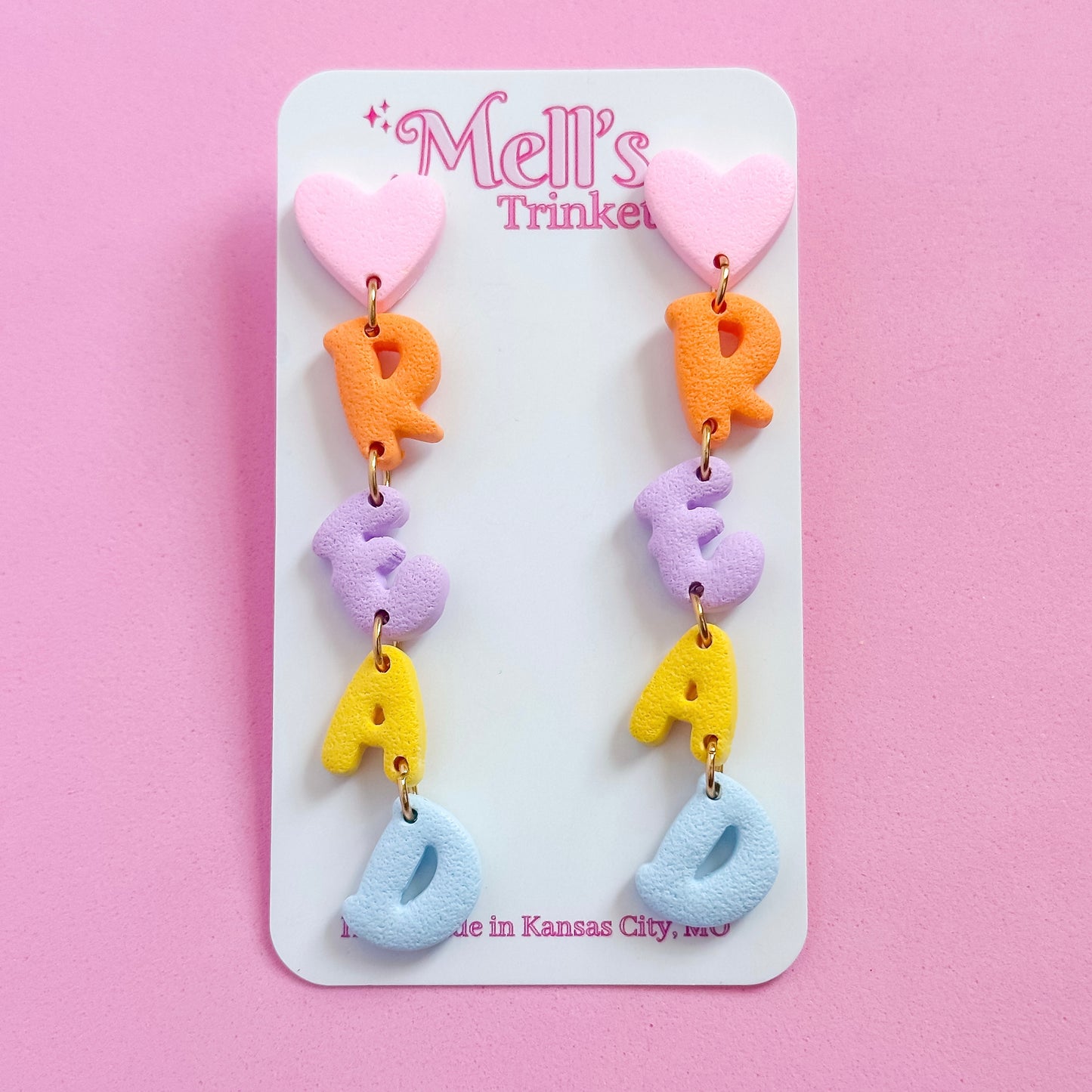 We Love To Read Dangle Earrings