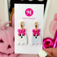 Boo-ween Bow Ghoul Dangles