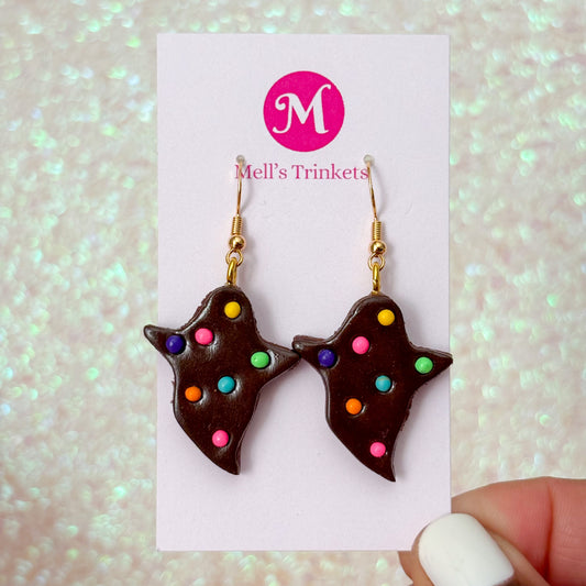 Cosmic Brownie Ghost Dangles