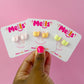 Pastel Book Stud Earrings - Choose Color