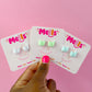 Pastel Book Stud Earrings - Choose Color