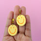 Good Mood Smiley Hoops - Choose Color