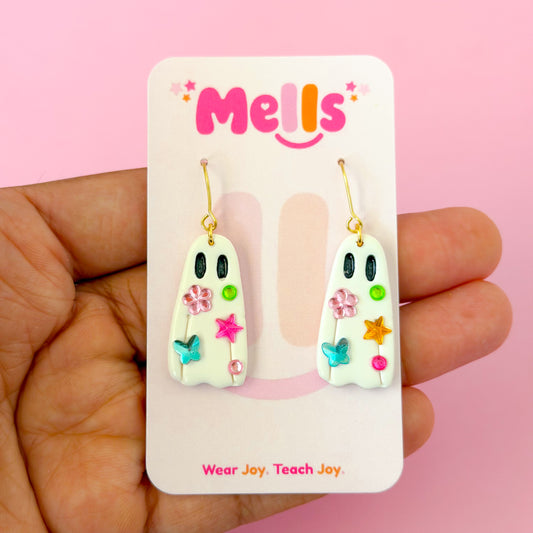 Gem Ghostie Dangles