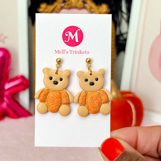 Sparkly Bear Dangles