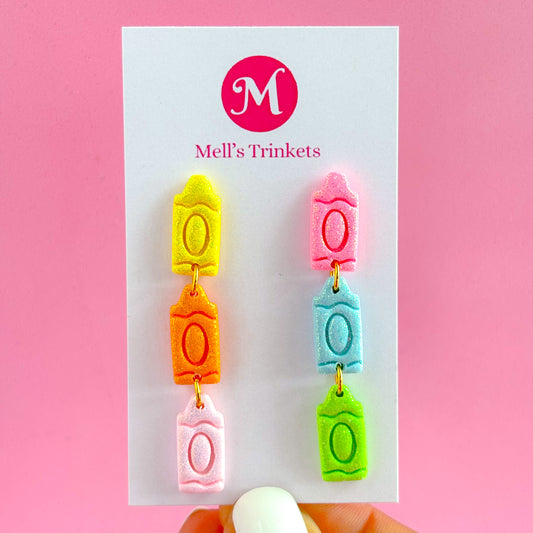 Crayon Triple Dangles