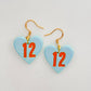 12 Heart Dangles - Choose Color