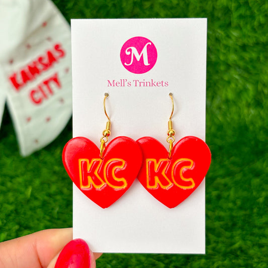 KC Spirit Heart Dangles
