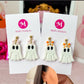 Coquette Bow Ghostie Dangles - Choose Color