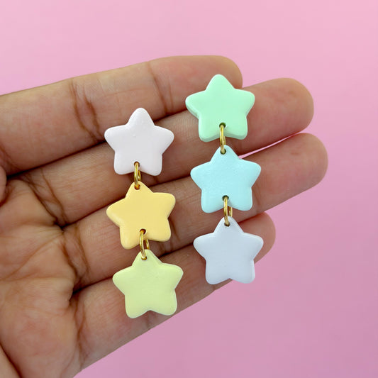 Pastel Star Dangles