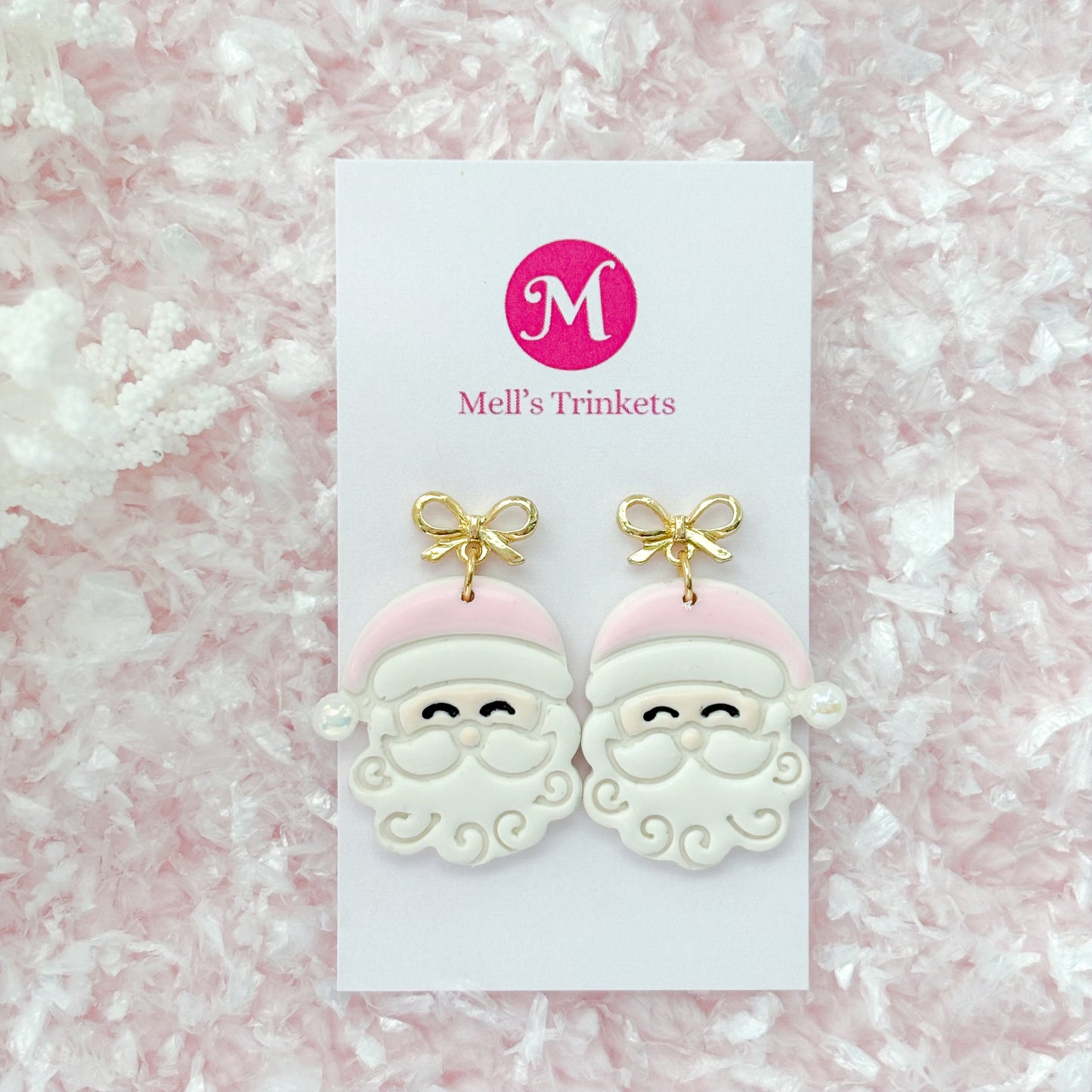 Santa Pearl Hat Dangles