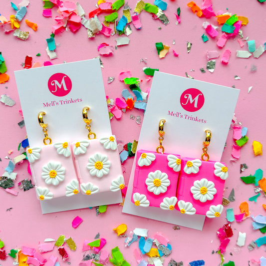Flower Book Dangles - Choose Color