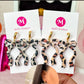Leopard Bow Huggies - Choose Color