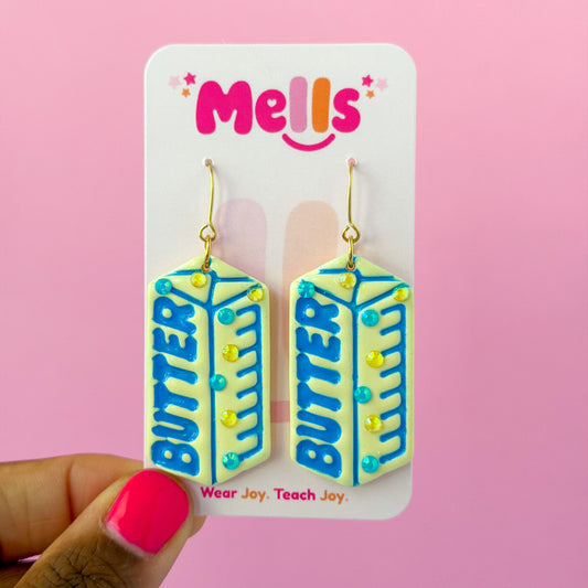 Butter Bedazzle Dangles