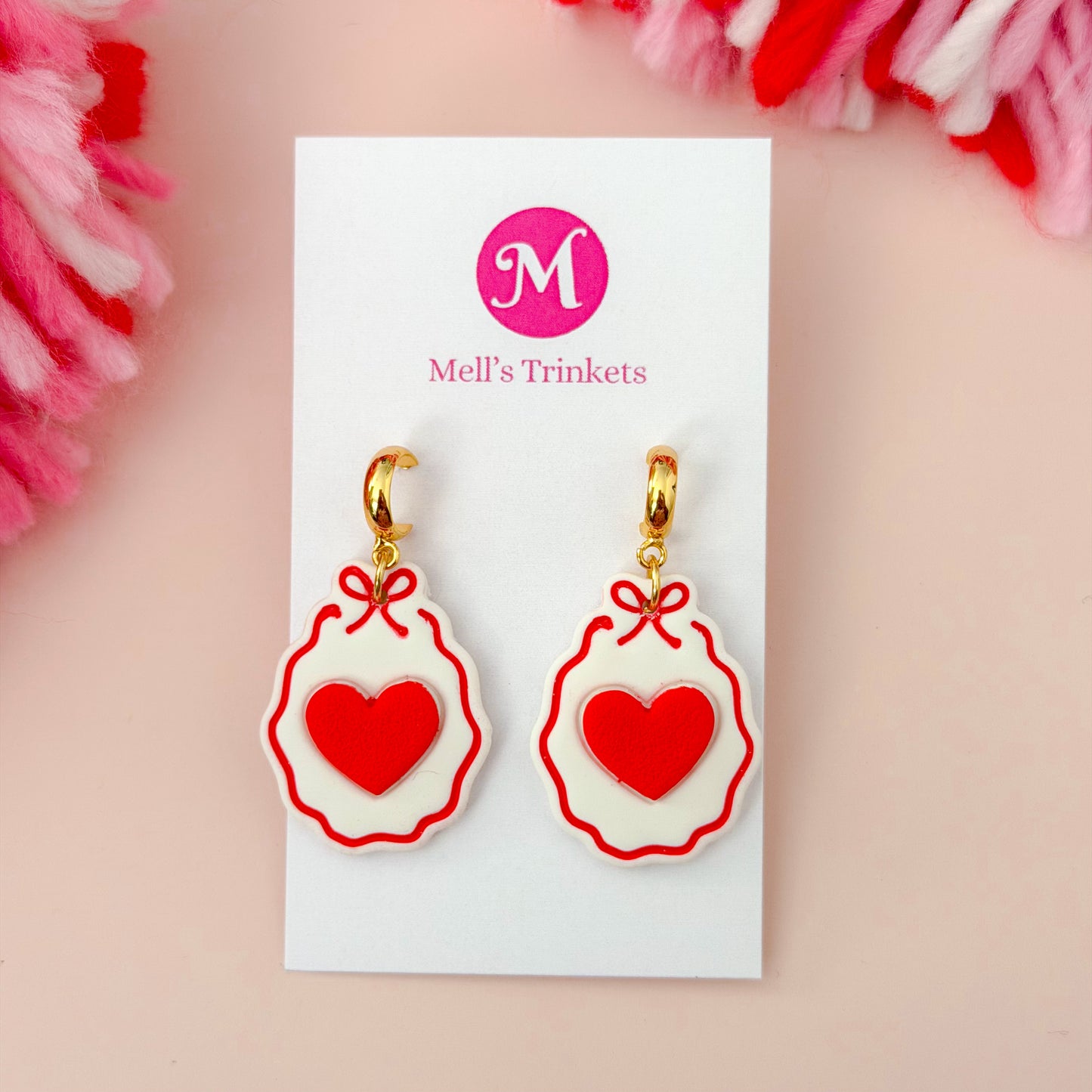 Heart Frame Dangles