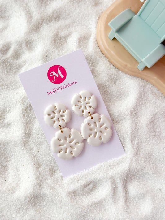 Sand Dollar Dangle Earrings