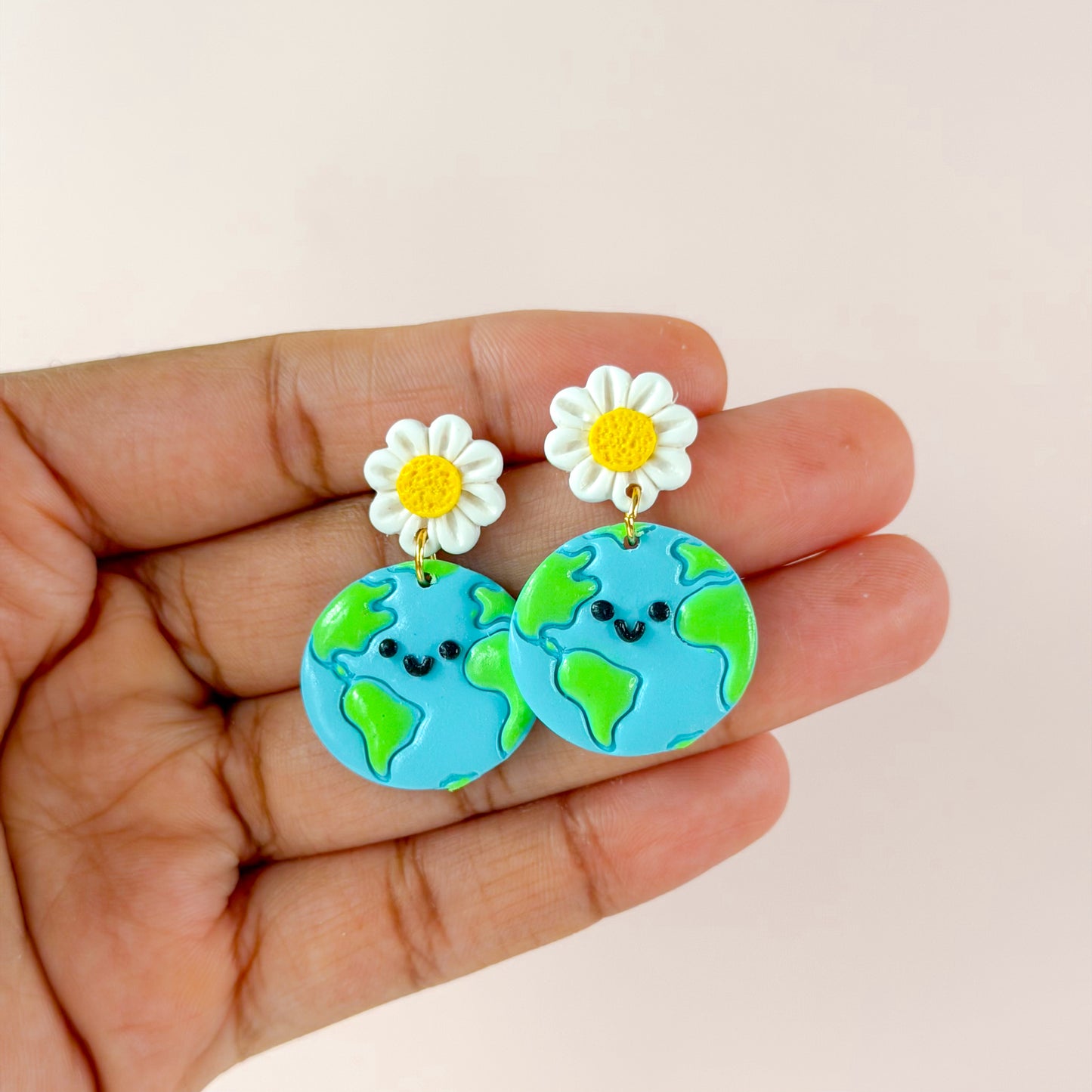 Earth Day Dangles - White Flower