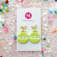 Ornament Dangles - Lime Green