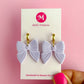 Bow Dangle Earrings - Choose Color