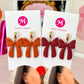 Autumn Bow Huggies - Choose Color