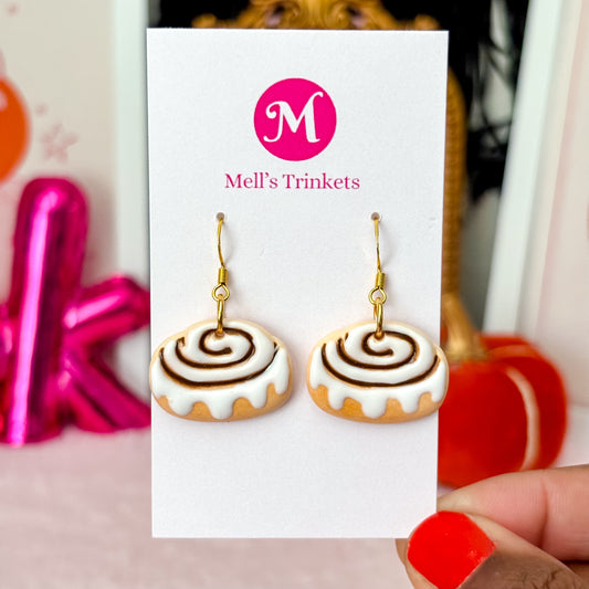 Cinnamon Roll Dangles