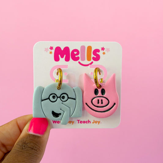 Storybook Piggie & Elephant Hoops