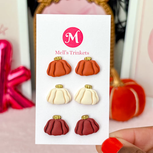 Autumn Pumpkin Stud Pack