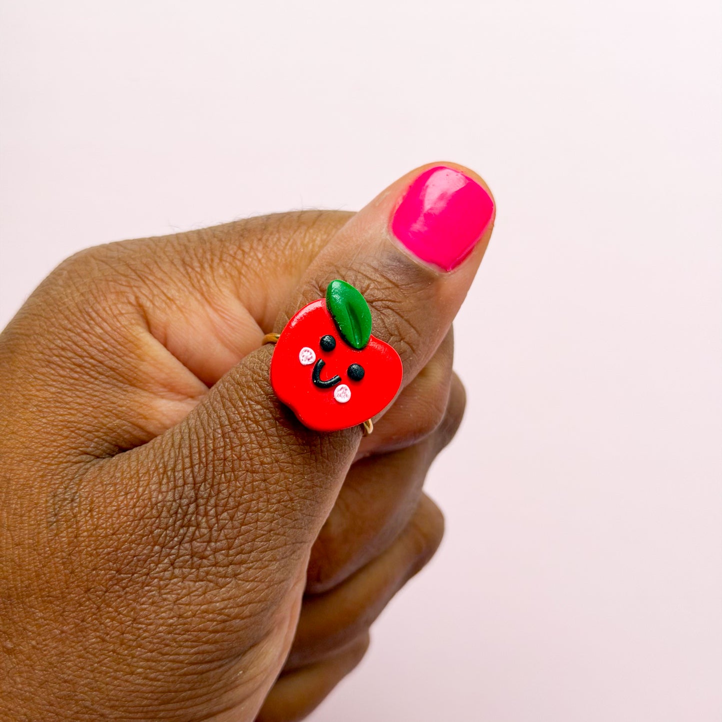 Happy to The Core Apple Ring - Choose Color