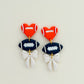 Ultimate Game Day Triple Football Dangles - Choose Team Color