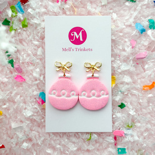 Ornament Dangles - Medium Pink