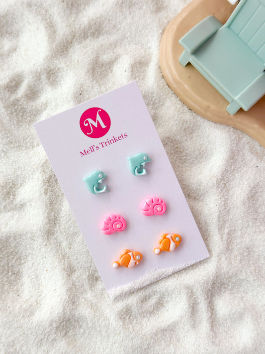 Sea Creatures Stud Pack Style #2